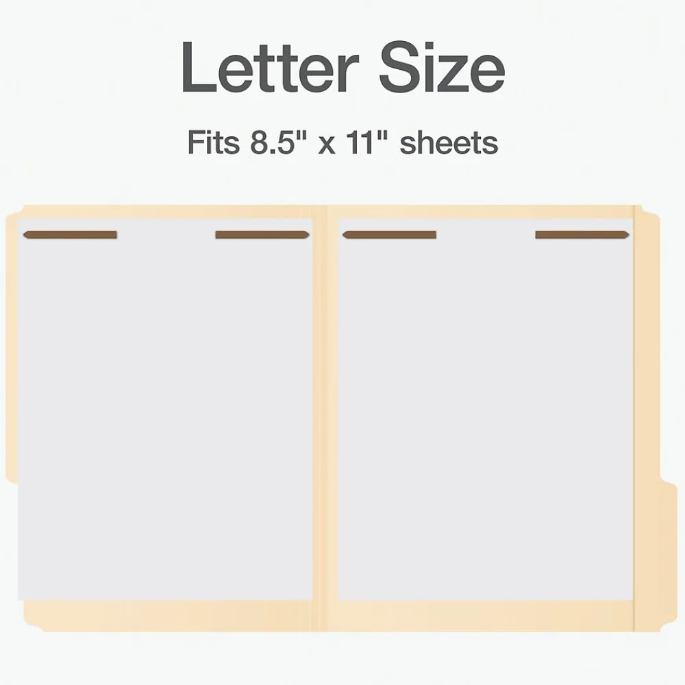 File Folders|Pendaflex Heavy Duty File Folder, 1-Tab, Letter Size, Manila, 50/Box (1006994)