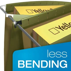 Hanging File Folders|Pendaflex SureHook 1/5 Cut Tab Extra Capacity Reinforced Hanging Folder, 8.5