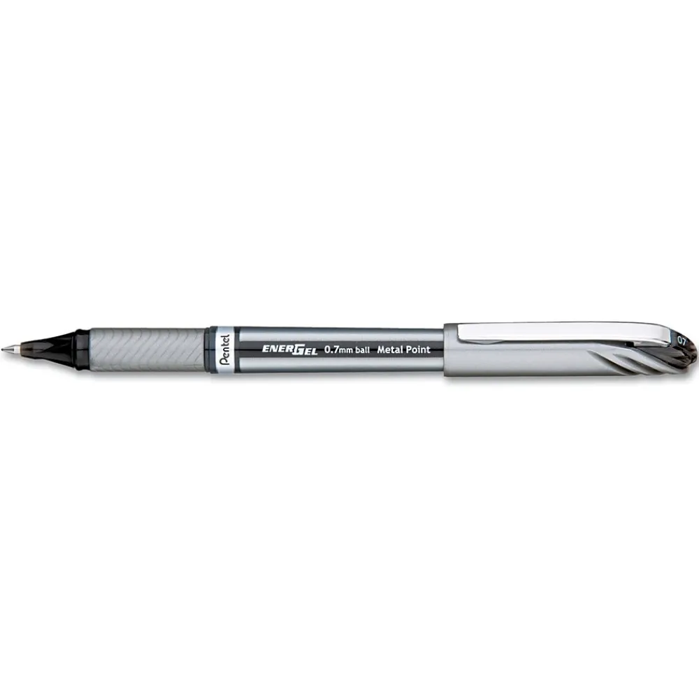 Pens|Pentel EnerGel Gel Pens, Medium Point, 0.7mm, Black Ink (PensBL27A)