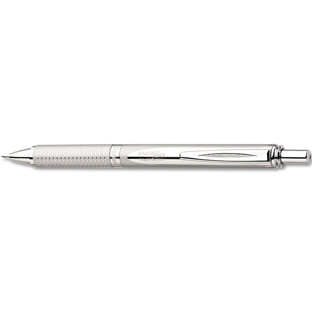 Pens|Pentel ® EnerGel® Retractable Gel Ink Pen, Medium Point, Black Ink (PENBL407A)