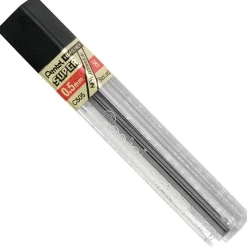 Pencils|Pentel Super Hi-Polymer Lead Refill, 0.5mm, 12/Leads (C505-H)