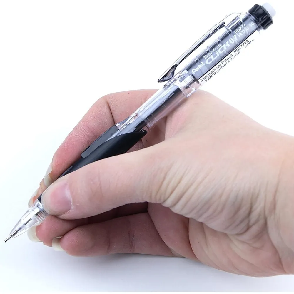 Pencils|Pentel Twist-Erase Click Mechanical Pencil, 0.7mm, #2 Medium Lead (PD277TA)
