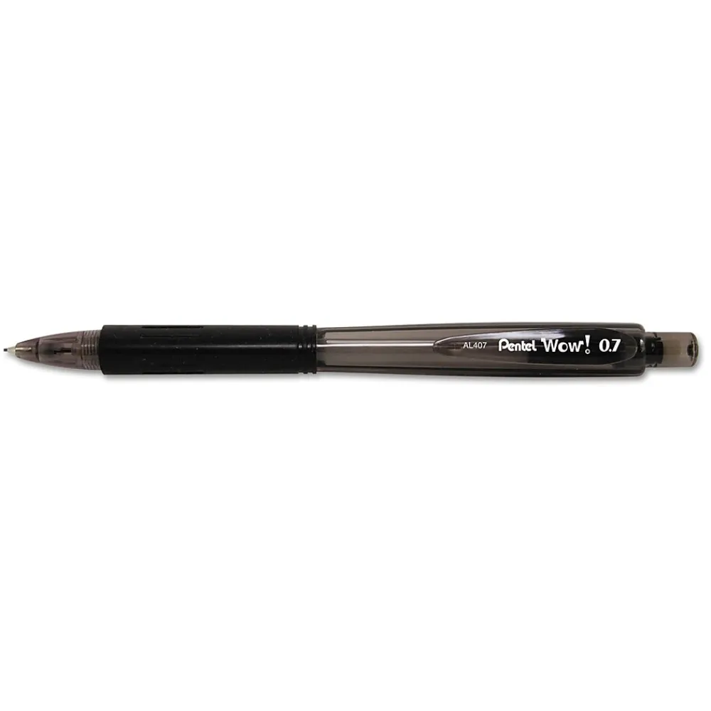 Pencils|Pentel Wow! Mechanical Pencil, 0.7mm, #2 Medium Lead, Dozen (AL407A)