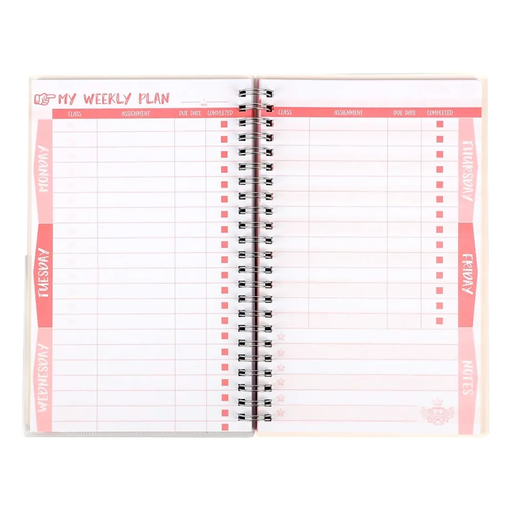 Subject Notebooks|Pep Rally Assignment Notebook, 5.75" x 8.25", 81 Sheets, Assorted Colors (61486)