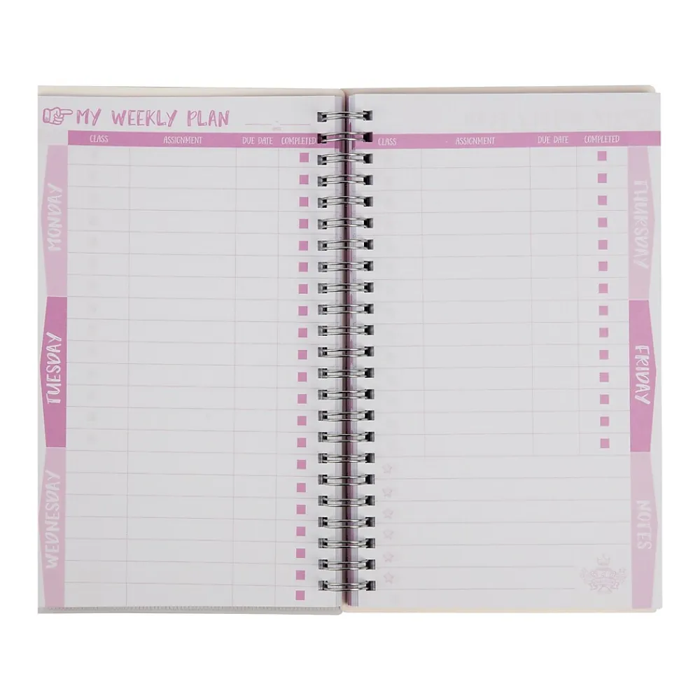 Subject Notebooks|Pep Rally Assignment Notebook, 5.75" x 8.25", 81 Sheets, Assorted Colors (61486)