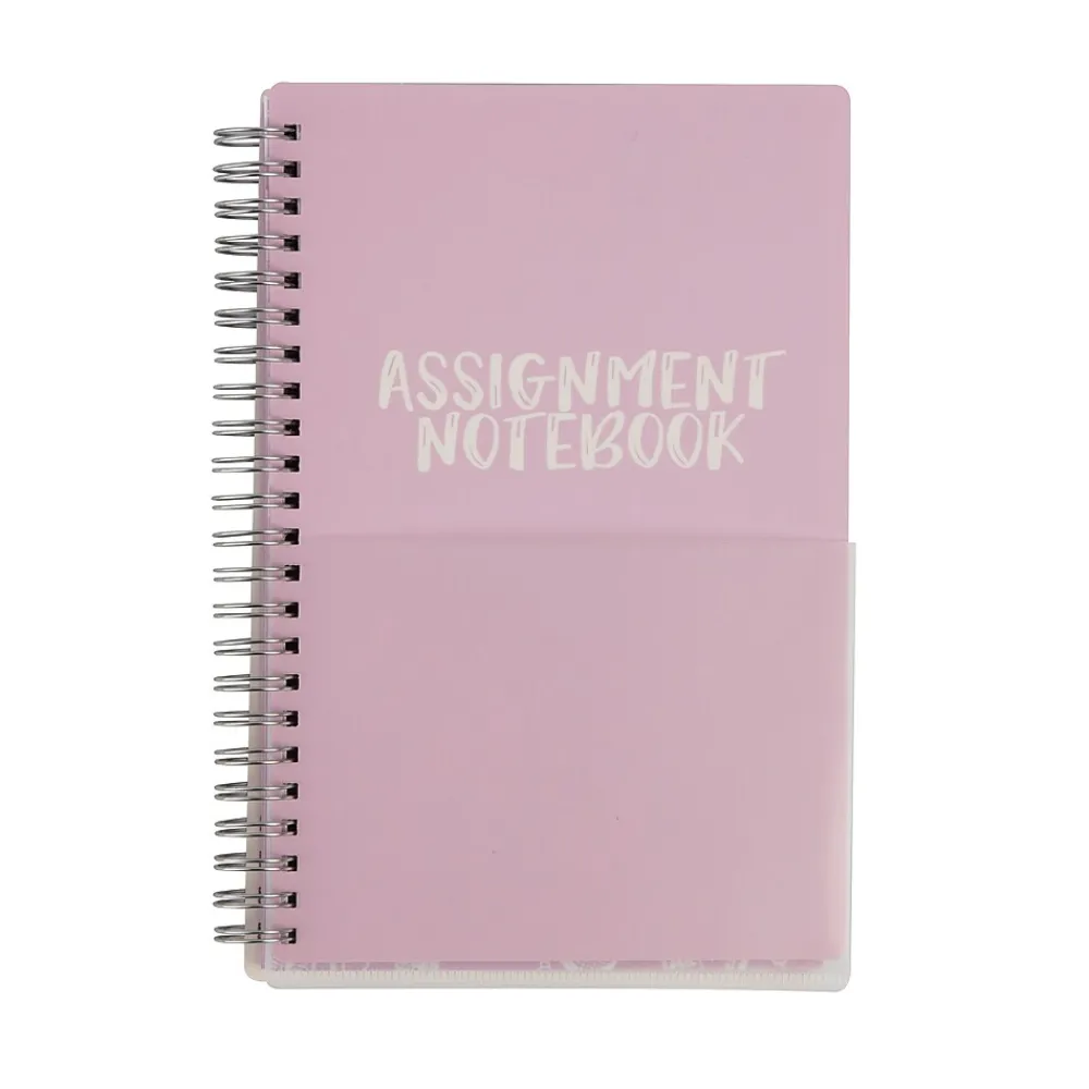 Subject Notebooks|Pep Rally Assignment Notebook, 5.75" x 8.25", 81 Sheets, Assorted Colors (61486)