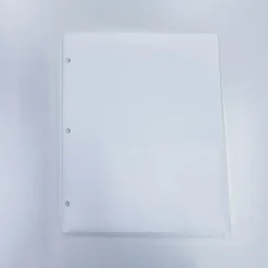 Pocket Folders|Pep Rally 3-Hole Punched 2-Pocket Presentation Folder, White (61480)