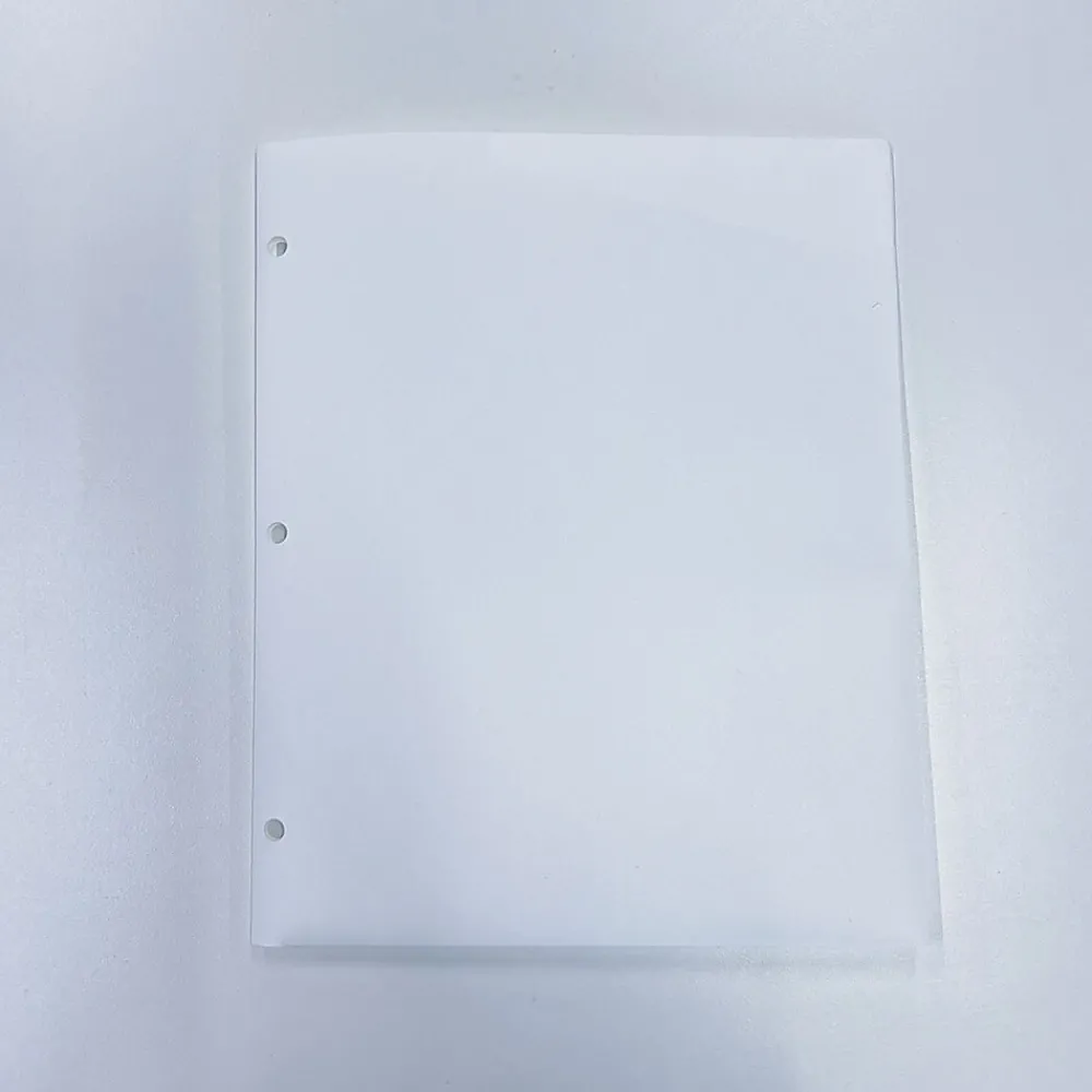 Pocket Folders|Pep Rally 3-Hole Punched 2-Pocket Presentation Folder, White (61480)