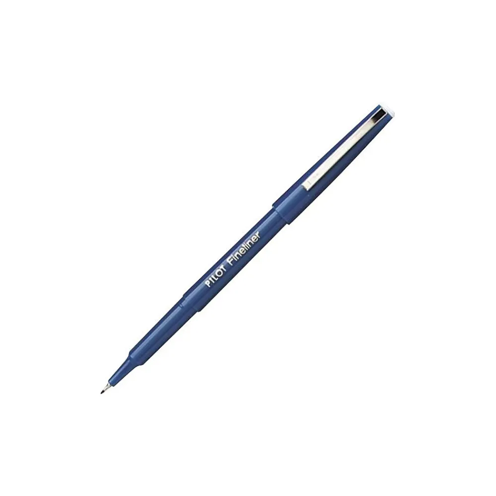 Markers|Pilot Fineliner Marker Pen, Fine Point, Blue Ink (11014)