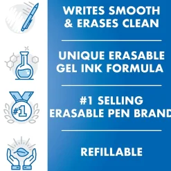 Pens|Pilot FriXion Ball Clicker Erasable Gel Pens, Extra Fine Point, Assorted Ink, 7/Pack (32509)