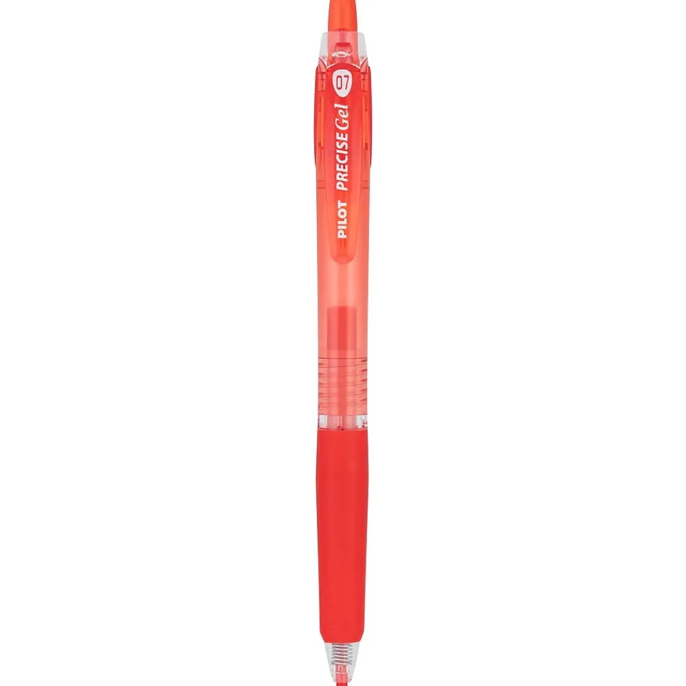 Pens|Pilot Precise Gel BeGreen Retractable Gel Pens, Fine Point, Red Ink, Dozen (15003)