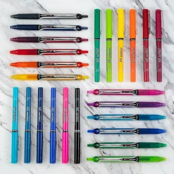 Pens|Pilot Precise V5 RT Retractable Rollerball Pens, Extra Fine Point, Red Ink, Dozen (26064)