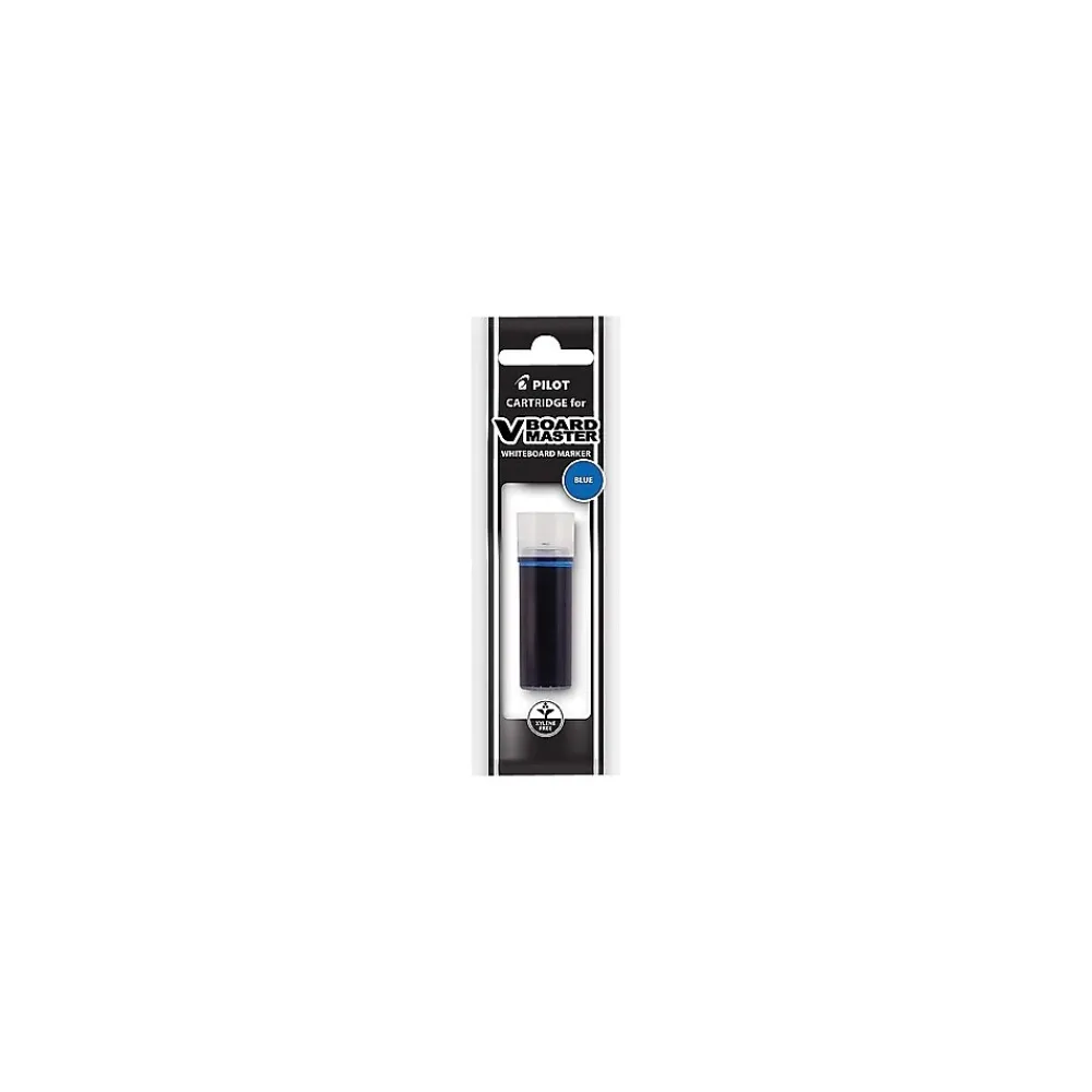 Pens|Pilot V Board Master BeGreen Dry Erase Marker Refill, Blue, 12/Pk (43923)