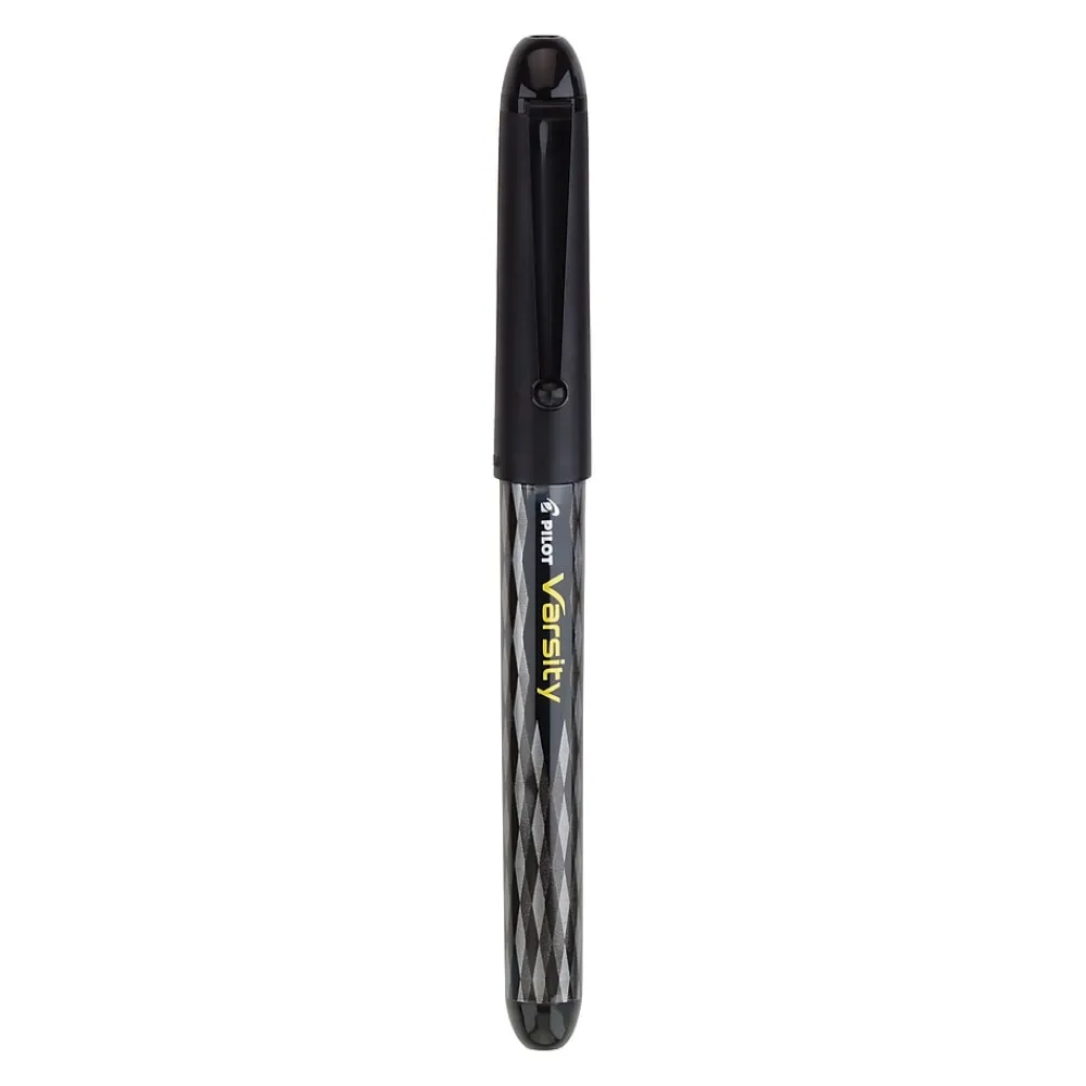 Pens|Pilot Varsity Fountain Pens, 1.0mm Nib, Ink (90010) Black