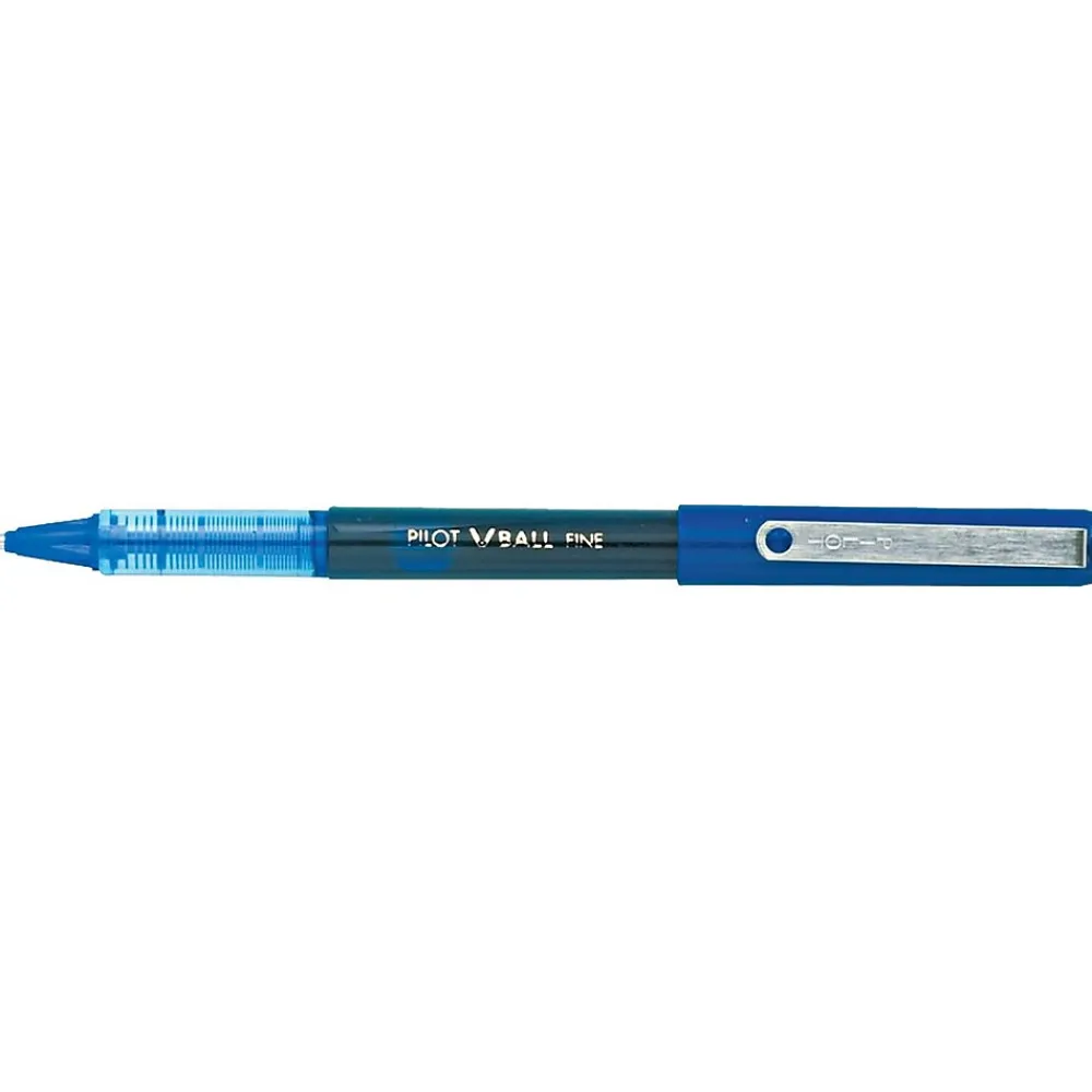 Pens|Pilot VBall Rollerball Pens, Fine Point, Blue Ink, Dozen (35113)