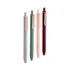 Pens|Poppin Assorted Jewel Luxe Retractable Gel Pens, Fine Point, Black Ink, 4/Pack (102069)