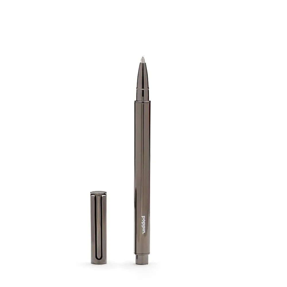 Pens|Poppin Ballpoint Pen, Medium Point, 1.2mm, Black Ink, 50/Pack (104299)