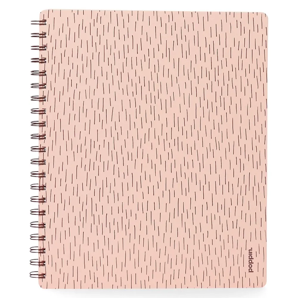 Notebooks|Poppin Elements Notebook, 5.8" x 8.3", Ruled, 48 Sheets, Multicolor (108837)