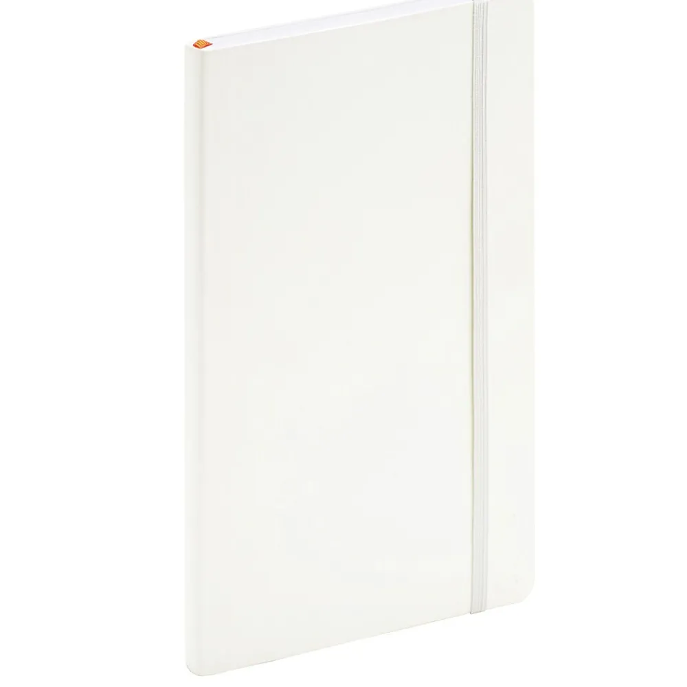 Notebooks|Poppin Professional Notebooks, 5" x 8.25", College Ruled, 96 Sheets, White, 25/Set (104125)