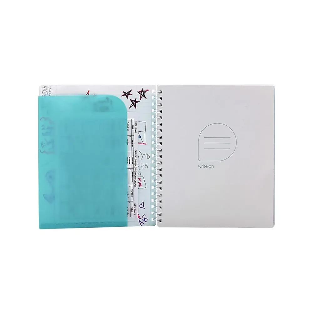 Subject Notebooks|Poppin 1-Subject Notebooks, 8.5" x 11", College Ruled, 80 Sheets, Blue (102043)