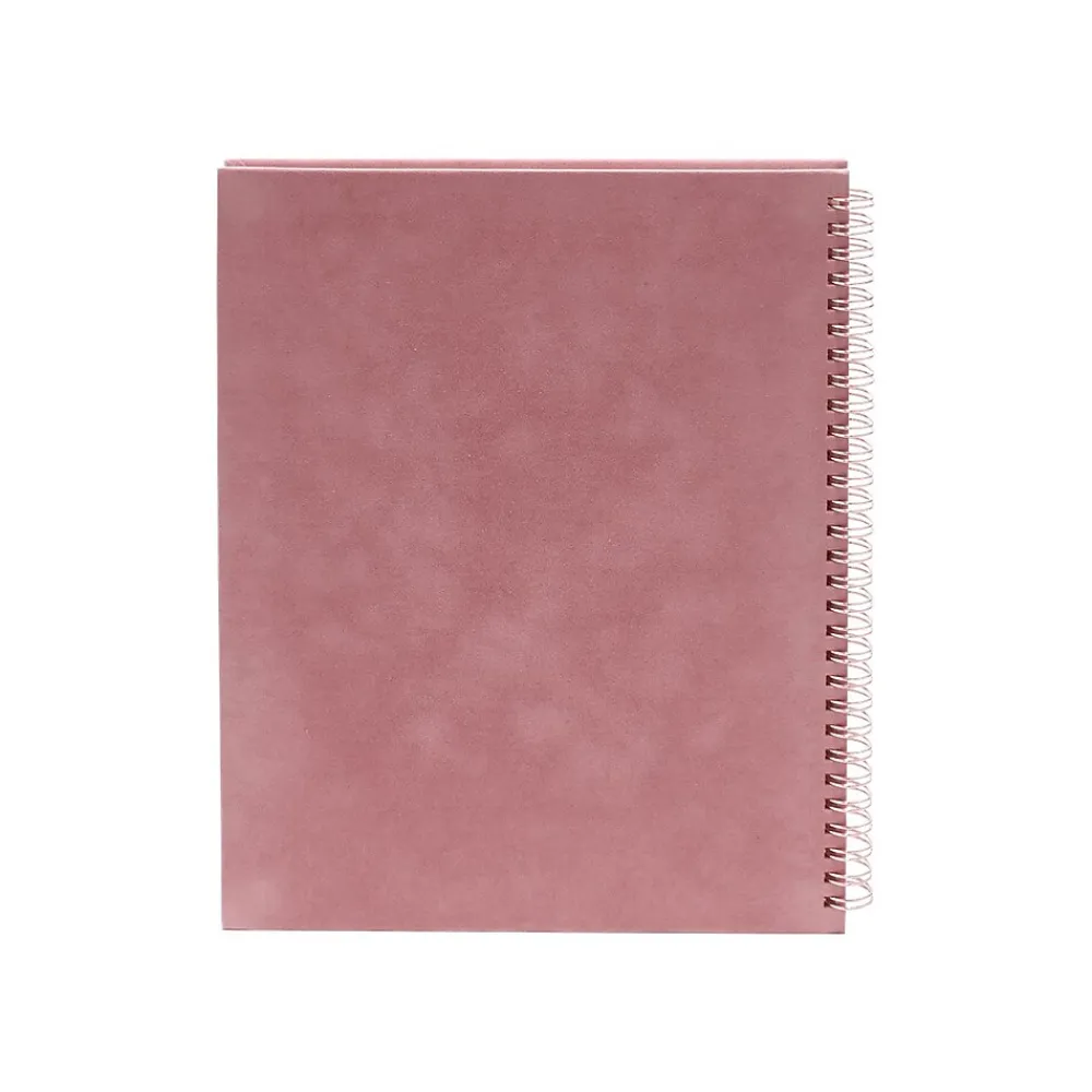 Subject Notebooks|Poppin Velvet 1-Subject Professional Notebooks, 8.25" x 10.25", College Ruled, 40 Sheets, Pink (106158)