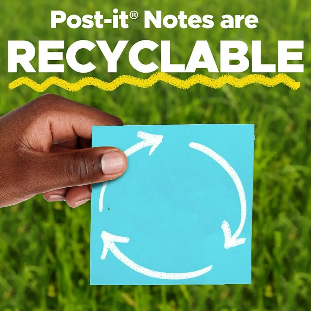 Notepads|Post-it Super Sticky Telephone Message Pad, 4" x 5", Multicolor, 50 Sheets/Pad, 4 Pads/Pack (7679-4)