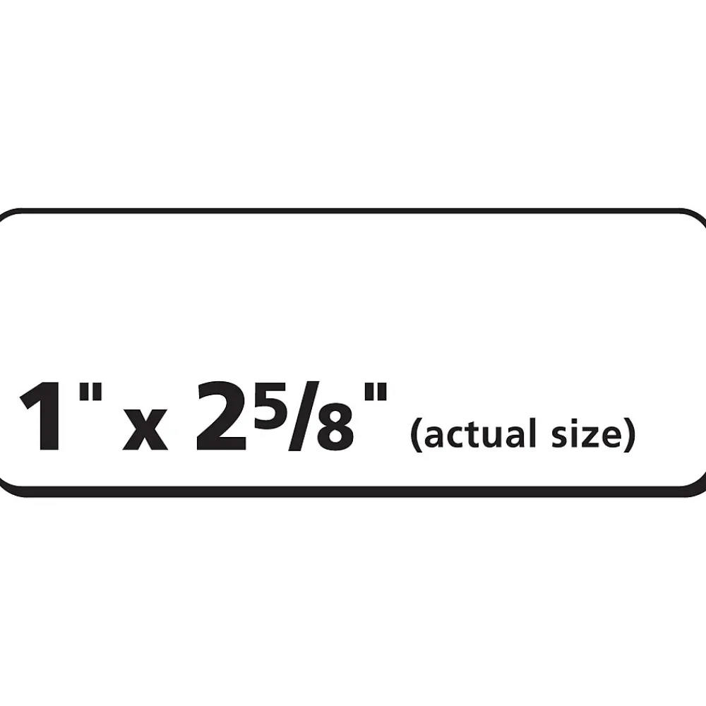 Labels|Pres-a-ply Laser/Inkjet Address Labels, 1" x 2-5/8", White, 3,000 Labels/Box (30600)