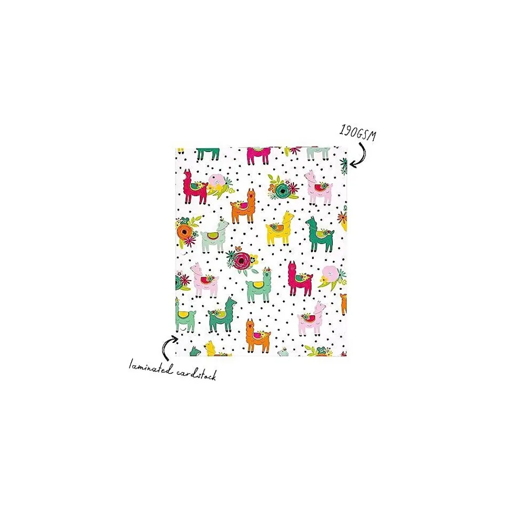 Pocket Folders|Pukka Pad Carpe Diem Rainbow Color Wash 3-Hole Punched 2-Pocket Portfolio Folders, Assorted Colors, 6/Pack (9097-CD)