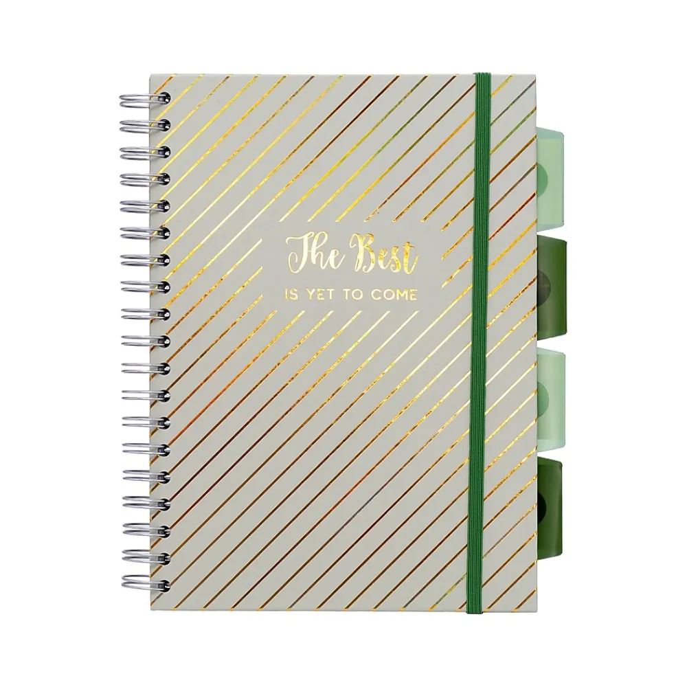 Subject Notebooks|Pukka Pad Haze 5-Subject Notebooks, 7.4" x 9.84", Ruled, 100 Sheets, Assorted Colors, 3/Pack (9975(AST)-HZE)