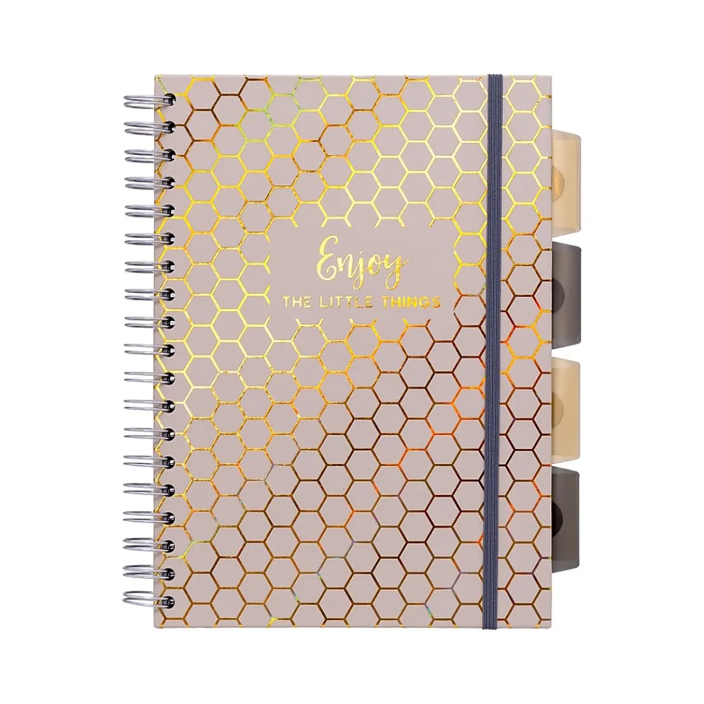 Subject Notebooks|Pukka Pad Haze 5-Subject Notebooks, 7.4" x 9.84", Ruled, 100 Sheets, Assorted Colors, 3/Pack (9975(AST)-HZE)