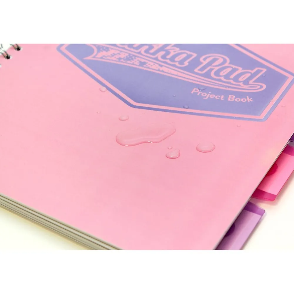 Subject Notebooks|Pukka Pad Pastels 5-Subject Notebooks, 8.5" x 11", Ruled, 100 Sheets, Assorted Colors, 3/Pack (8867-PST)