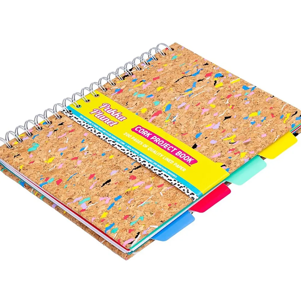 Subject Notebooks|Pukka Pad Planet Project Book, 7.13" x 10.12", Wide-Ruled, 100 Sheets, Multicolor (9856-SPP)