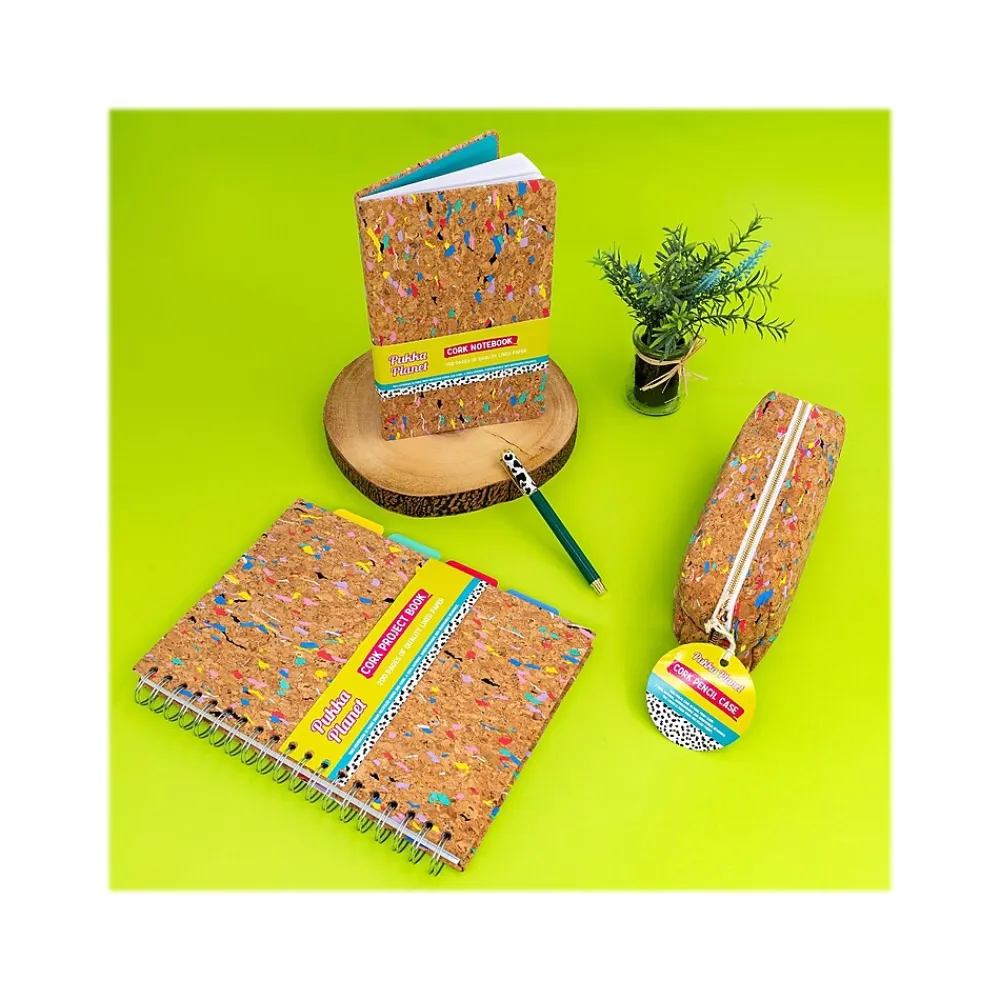 Subject Notebooks|Pukka Pad Planet Project Book, 7.13" x 10.12", Wide-Ruled, 100 Sheets, Multicolor (9856-SPP)