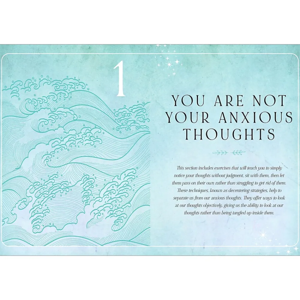 Journals|Quarto Find Your Calm Anxiety Guided Journal, 6.7" x 9", College Ruled, Green, 160 Pages (152996)