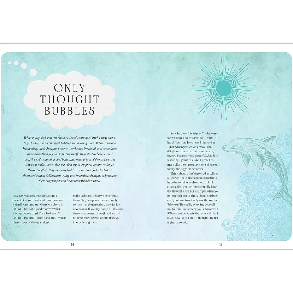 Journals|Quarto Find Your Calm Anxiety Guided Journal, 6.7" x 9", College Ruled, Green, 160 Pages (152996)