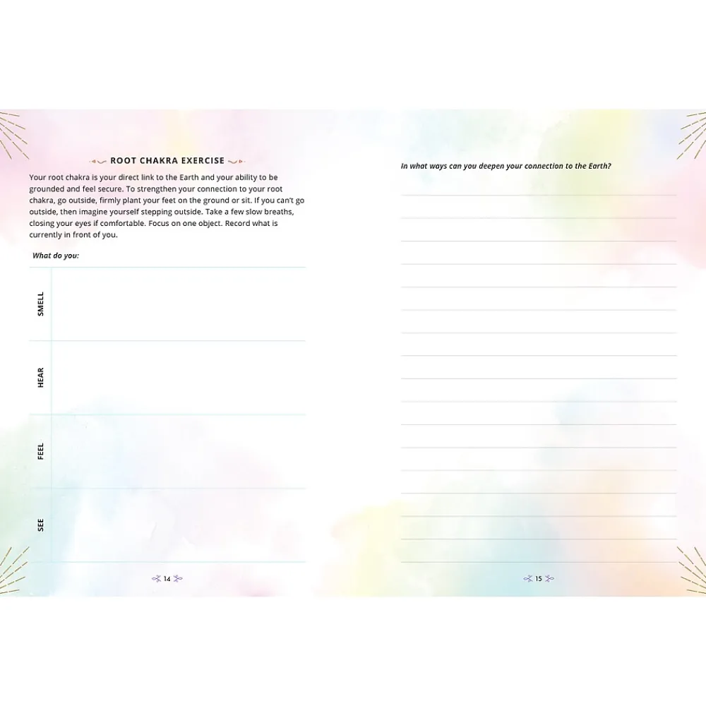 Journals|Quarto The Zenned Out Soul Discovery Wellness & Spirituality Guided Journal, Hardcover, 6.27" x 8.25", College Ruled, 160 Pages