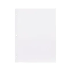 Filler Paper|National Brand Rediform Unruled Filler Paper, 11" x 8.5", White, 100/Pack (20121)