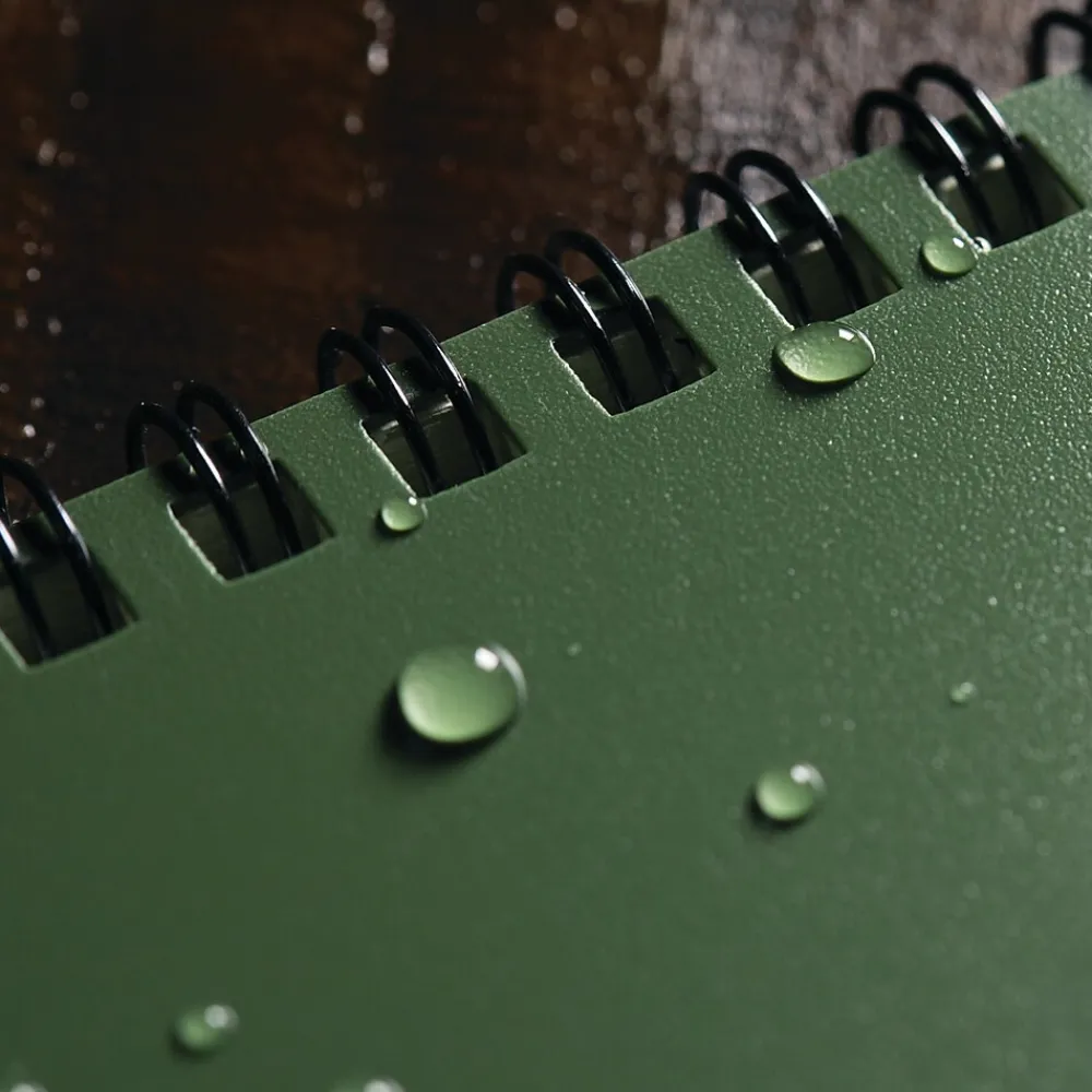 Notebooks|Rite In The Rain All-Weather 1-Subject Pocket Notebook, 4.88" x 7", Graph Ruled, 32 Sheets, Green (973)