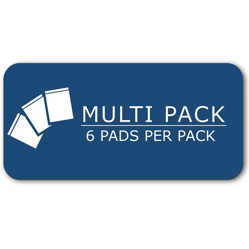 Notepads|Roaring Spring Paper Products Enviroshades Notepad, 5" x 8.25", Legal Ruled, 6/Pack (74220)
