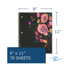 Subject Notebooks|Roaring Spring Paper Products Studio Series 1-Subject Notebooks, 9