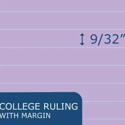 Notepads|Roaring Spring Paper Products Roaring Spring WIDE Landscape Notepad, College Ruled, 11