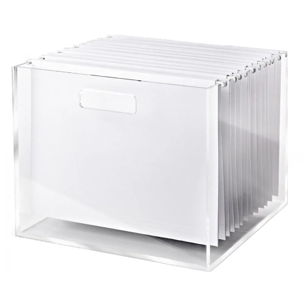 Hanging File Folders|Russell+Hazel Hanging File Folder, Letter Size, White, 10/Pack (82372)