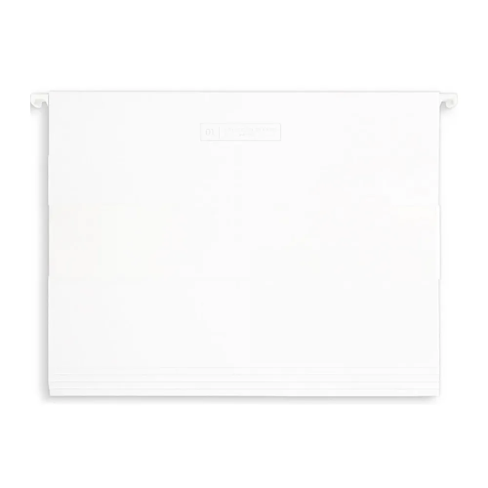 Hanging File Folders|Russell+Hazel Hanging File Folder, Letter Size, White, 10/Pack (82372)