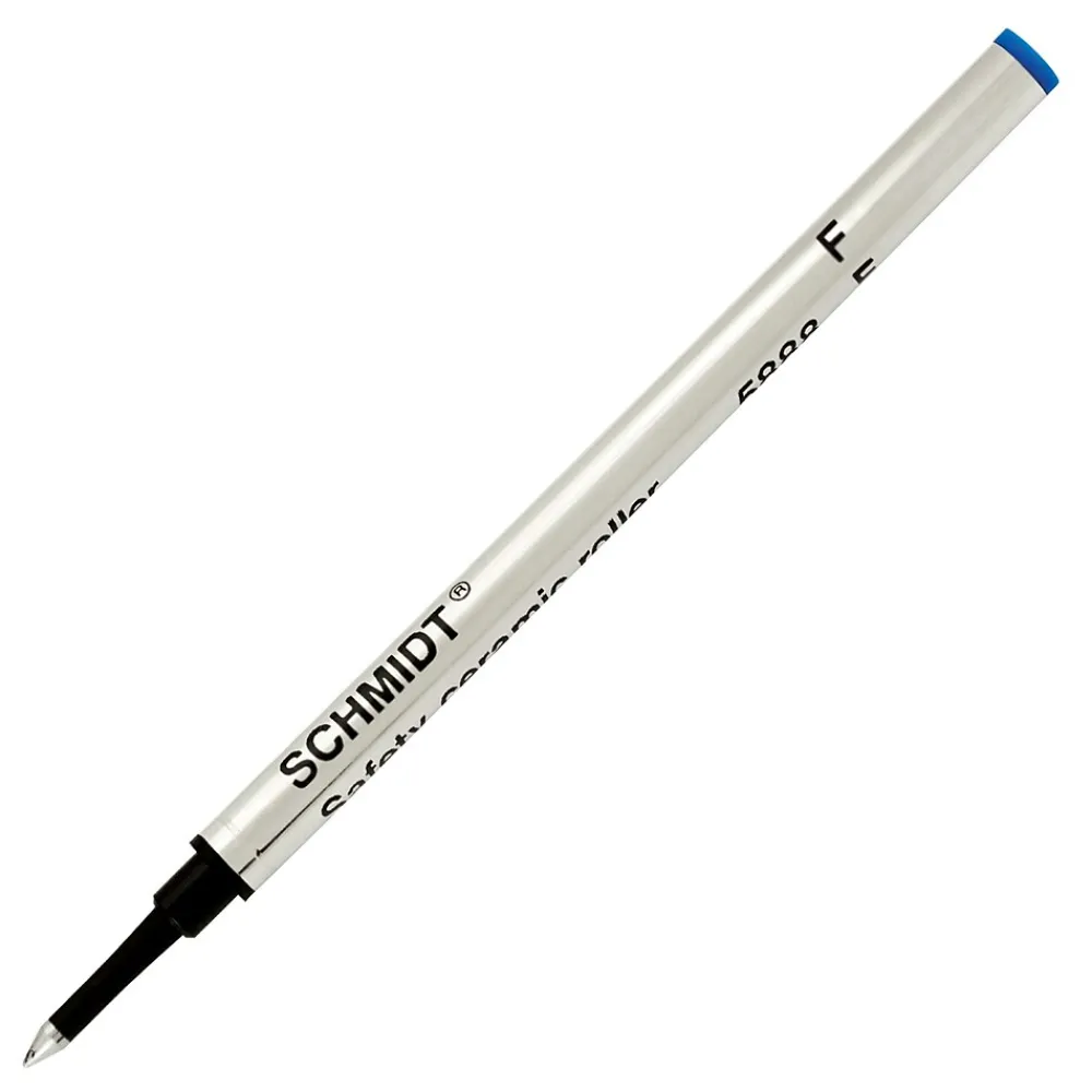 Pens|Schmidt Ink Schmidt 888 Safety Ceramic Rollerball Metal Tube Refill, Fits Universal Pens, Fine, Blue, 2 Pack (SC58101)