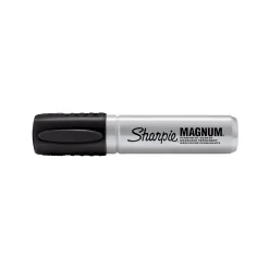 Markers|Sharpie Magnum Tank Permanent Marker, Chisel Tip, Black, 12/Pack (44001A)