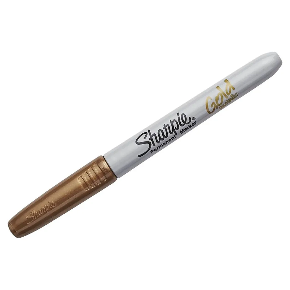 Markers|Sharpie Permanent Markers, Fine Tip, Assorted Metallic Inks, 2/Pack (1829202)