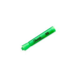 Highlighters|Sharpie Tank Highlighter, Chisel Tip, Fluorescent Green (25026)