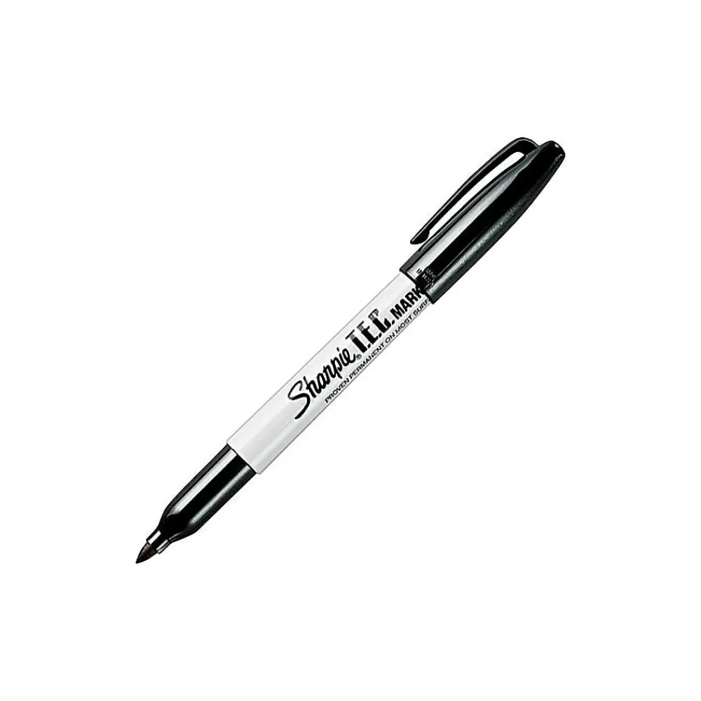 Markers|Sharpie T.E.C. Permanent Marker, Fine Tip, Black (13401)