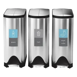 Labels|simplehuman Compost Magnetic Sorting Label, 8" x 4", Green/Gray, 2/Pack (KT1176)