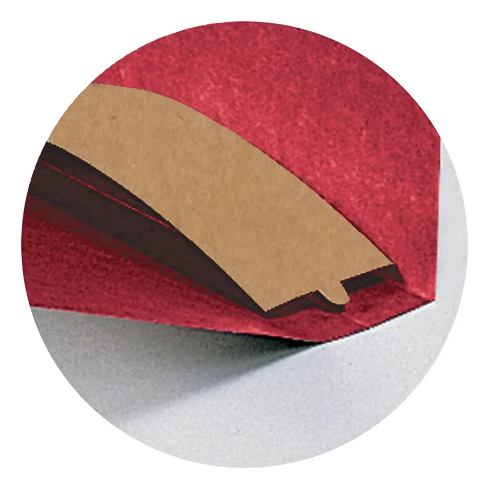 Hanging File Folders|Smead Box Bottom Hanging File Folder, 2" Expansion, 5-Tab Tab, Letter Size, Assorted Colors, 25/Bx (64264)